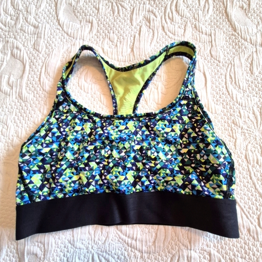 Victoria's Secret women's Medium multi colored racerback sports VGUC